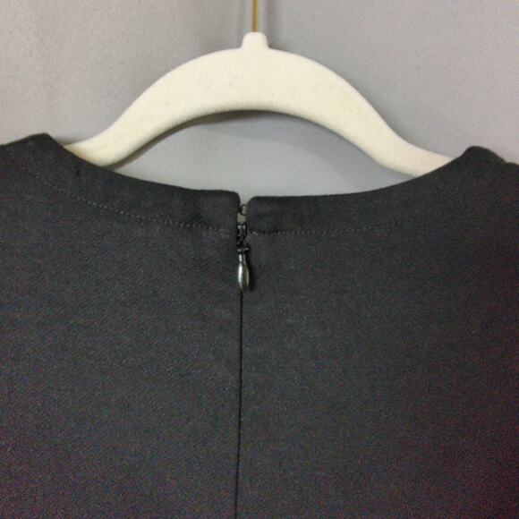 Cabi Claire Ponte Dress 3101 Womens 6 Black Knit Sheath Back Zip - Picture 6 of 8